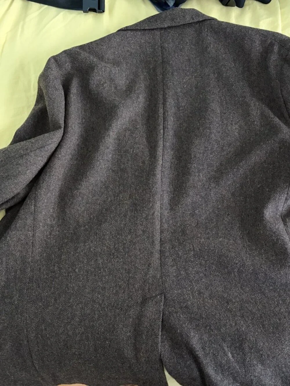 Uniqlo Unstructured Wool Blazer Brown Men's 3XL